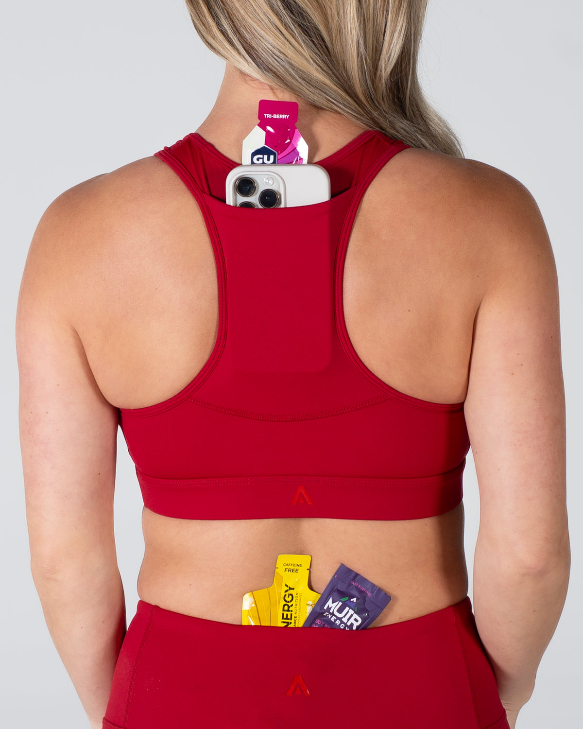 Velocity Energy Pocket Bra - Ruby