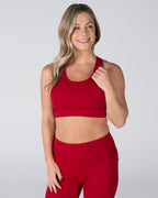 Velocity Energy Pocket Bra - Ruby