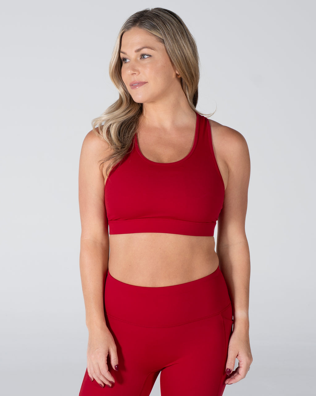 Velocity Energy Pocket Bra - Ruby