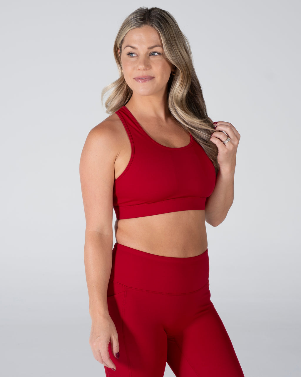 Velocity Energy Pocket Bra - Ruby