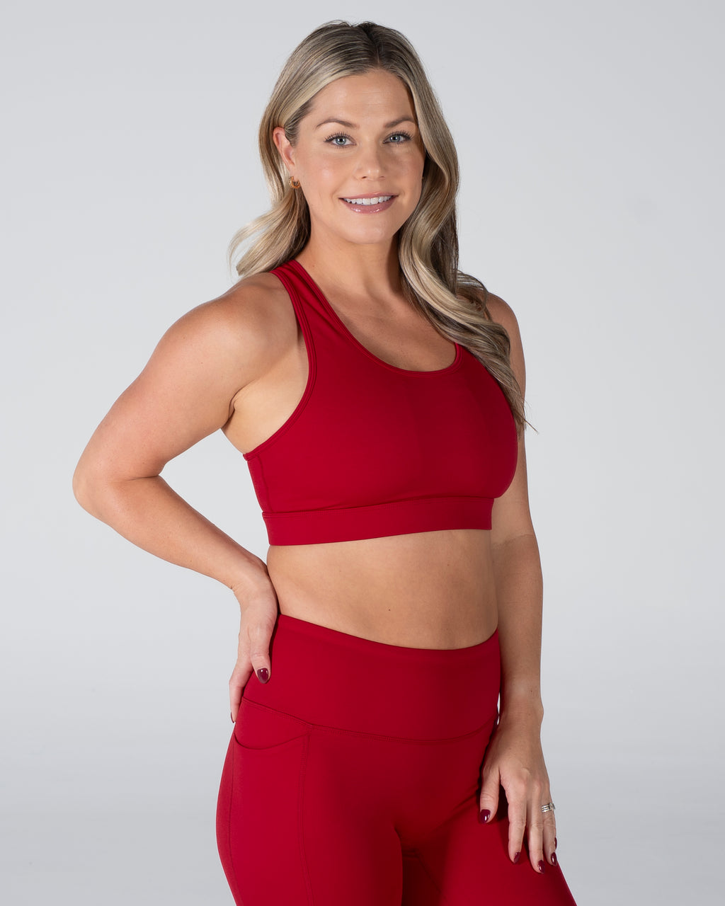 Velocity Energy Pocket Bra - Ruby