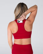Velocity Energy Pocket Bra - Ruby