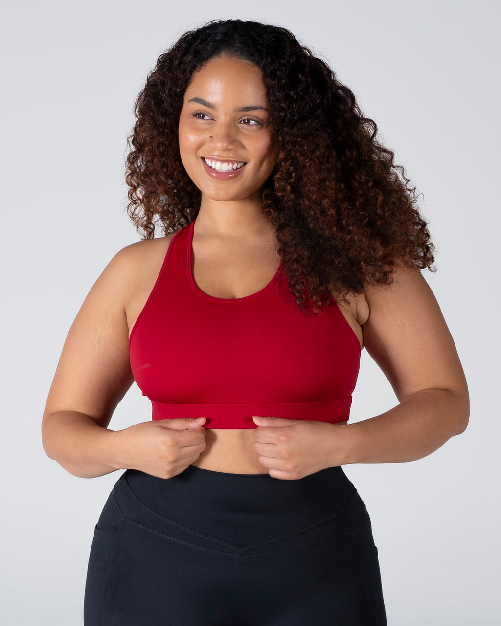 Velocity Energy Pocket Bra - Ruby