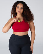 Velocity Energy Pocket Bra - Ruby