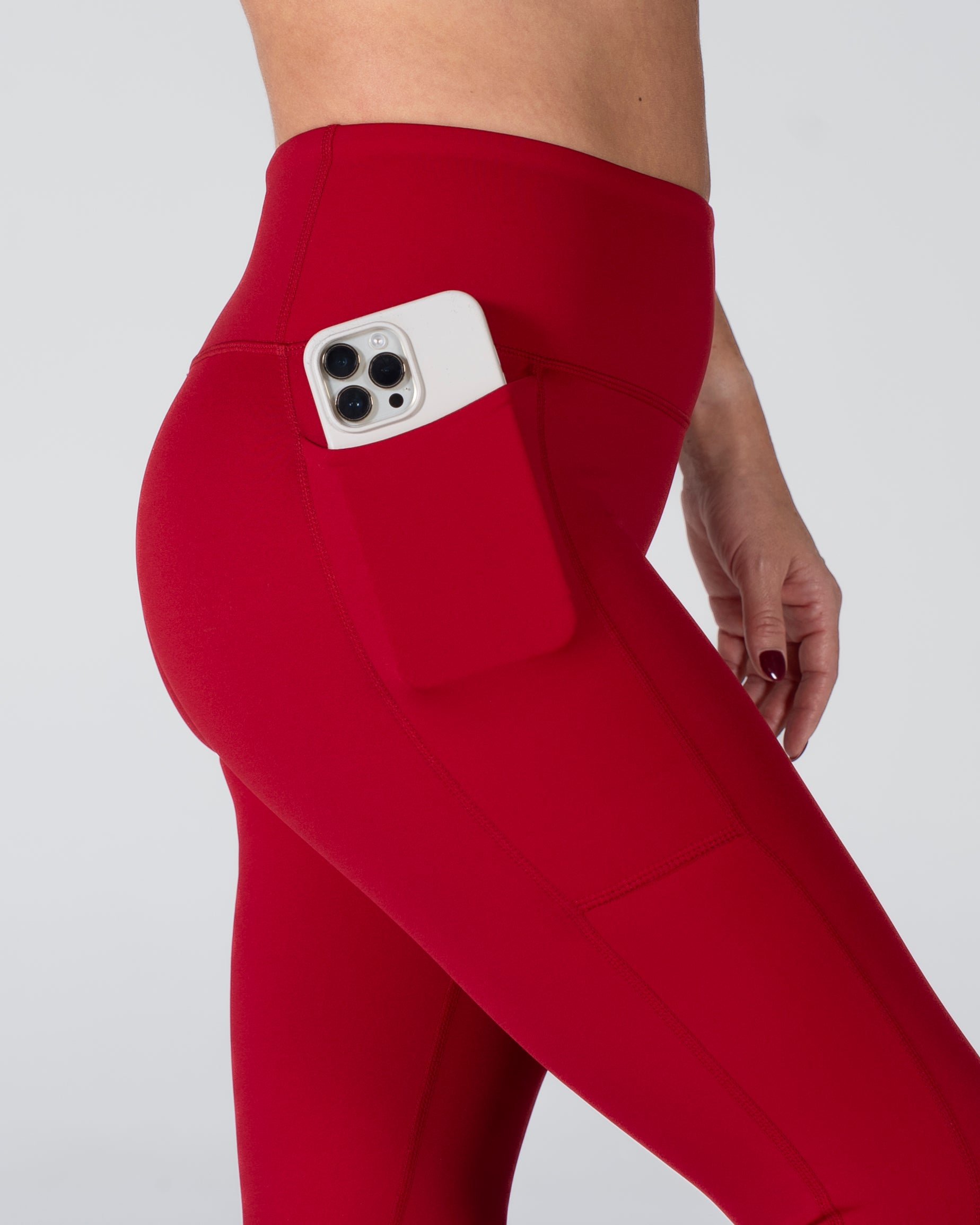 Velocity Energy Legging - Ruby