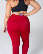 Velocity Energy Legging - Ruby
