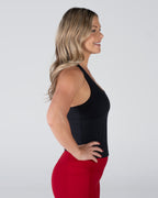 Velocity Iconic Bra Tank - Black