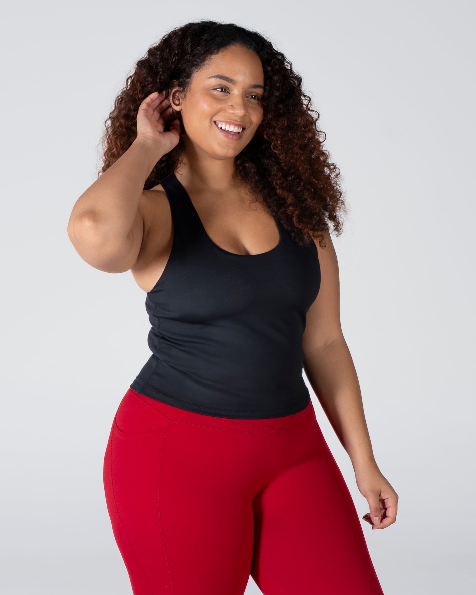 Velocity Iconic Bra Tank - Black