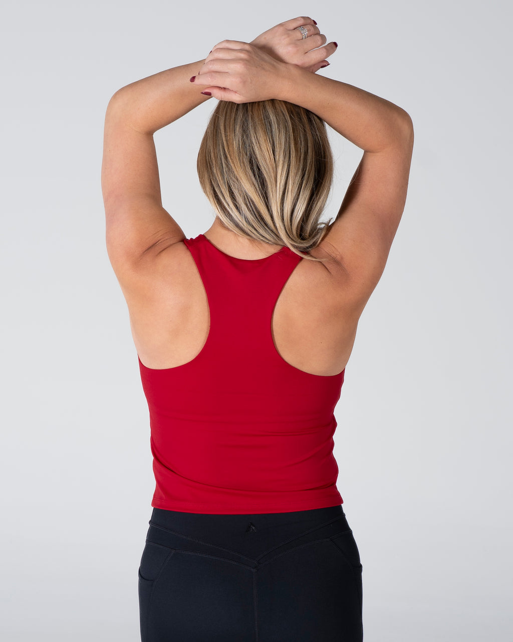 Velocity Iconic Bra Tank - Ruby