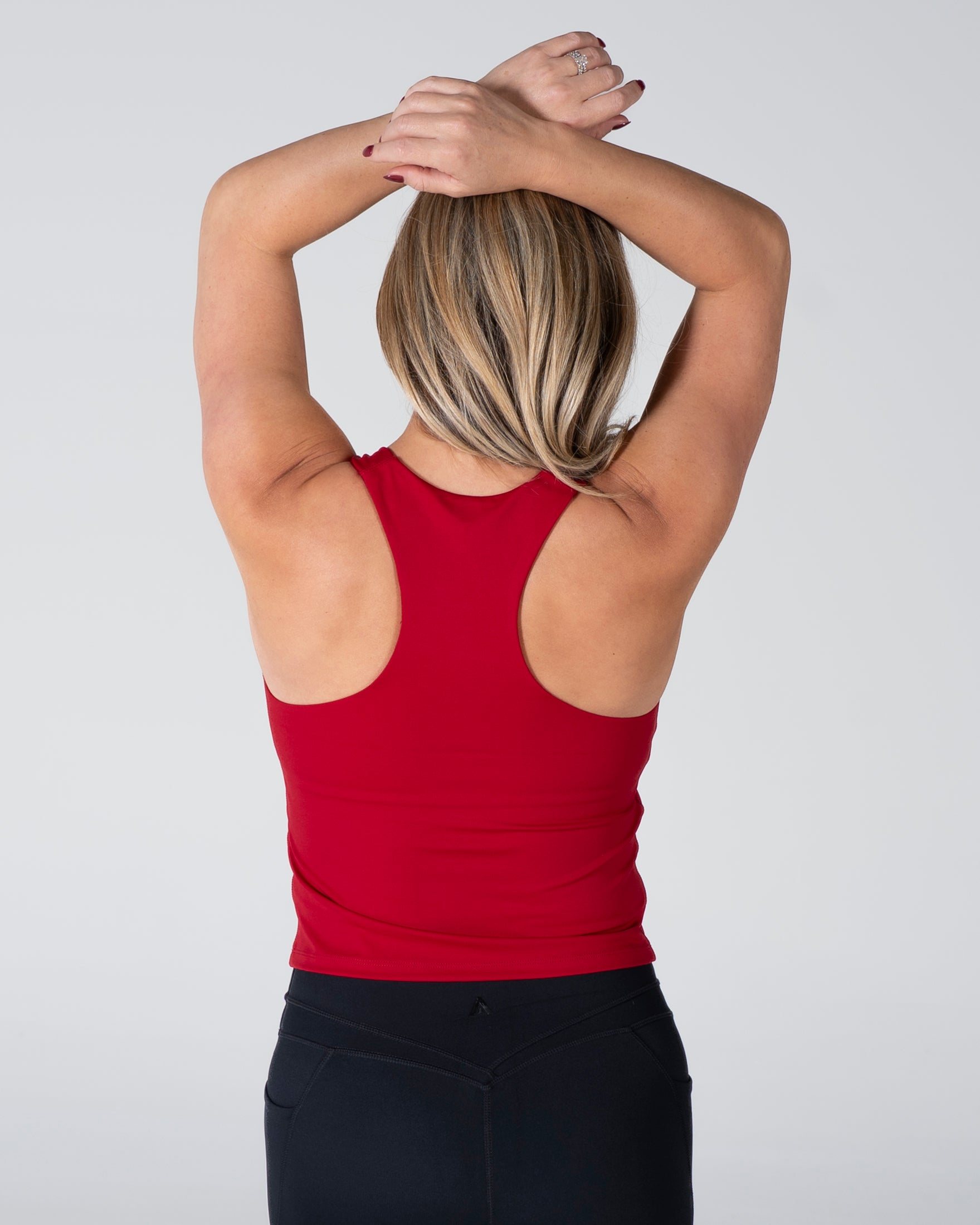 Velocity Iconic Bra Tank - Ruby