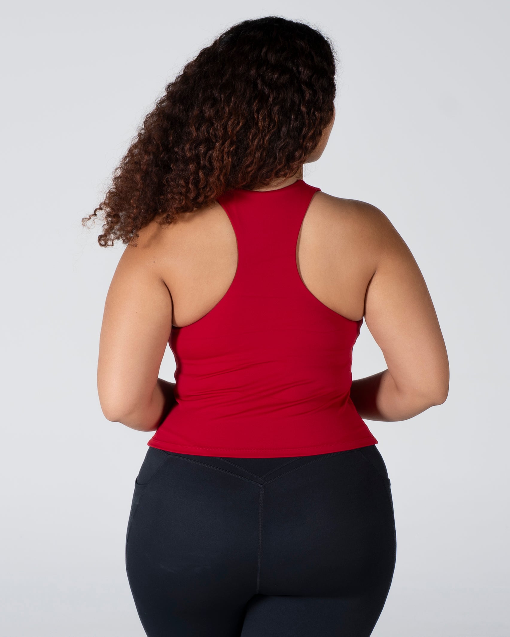 Velocity Iconic Bra Tank - Ruby