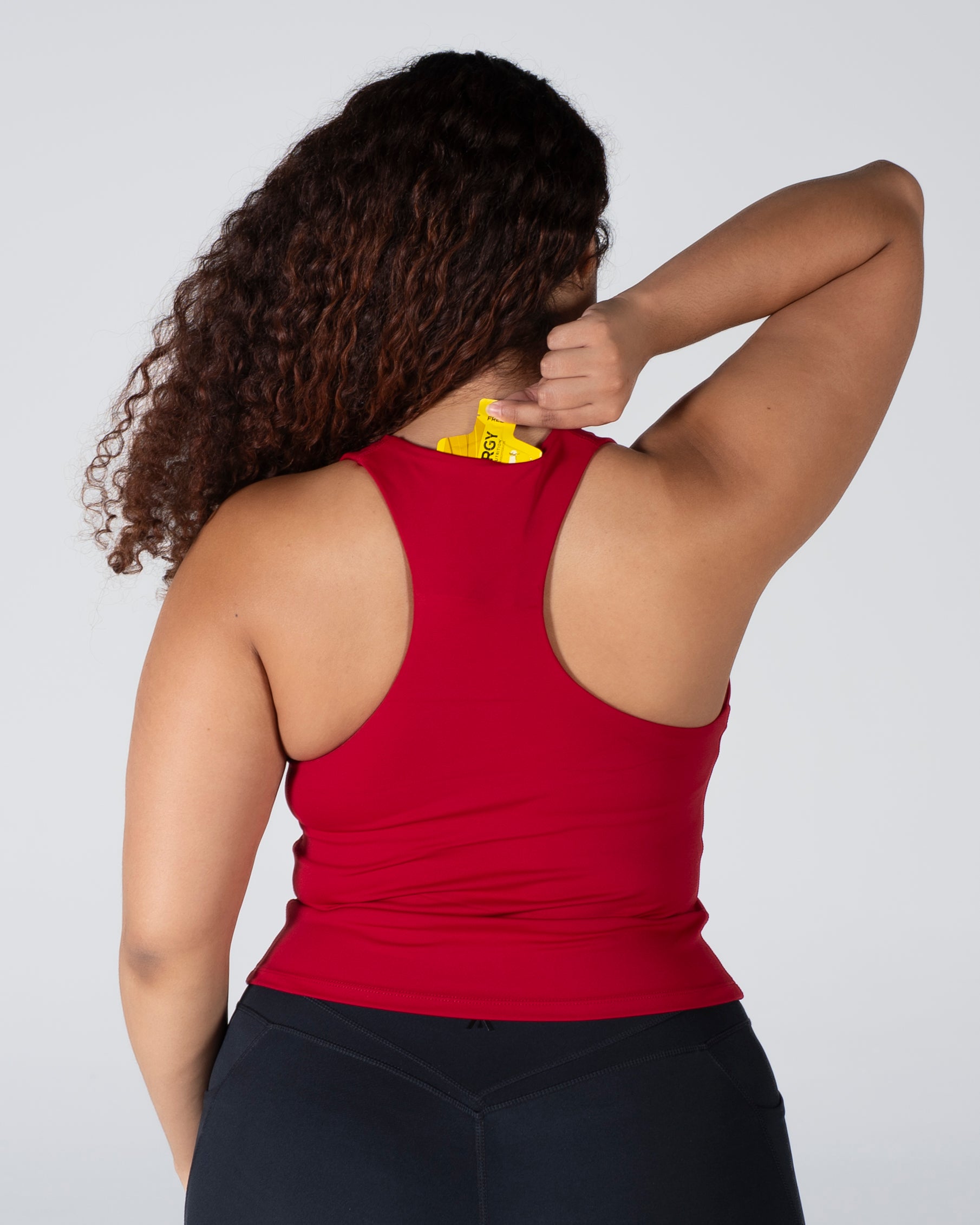 Velocity Iconic Bra Tank - Ruby