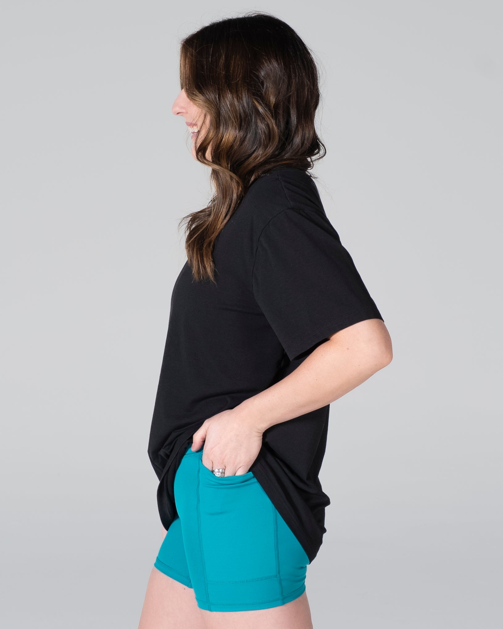SoftJersey Lift Tee - Solid Black