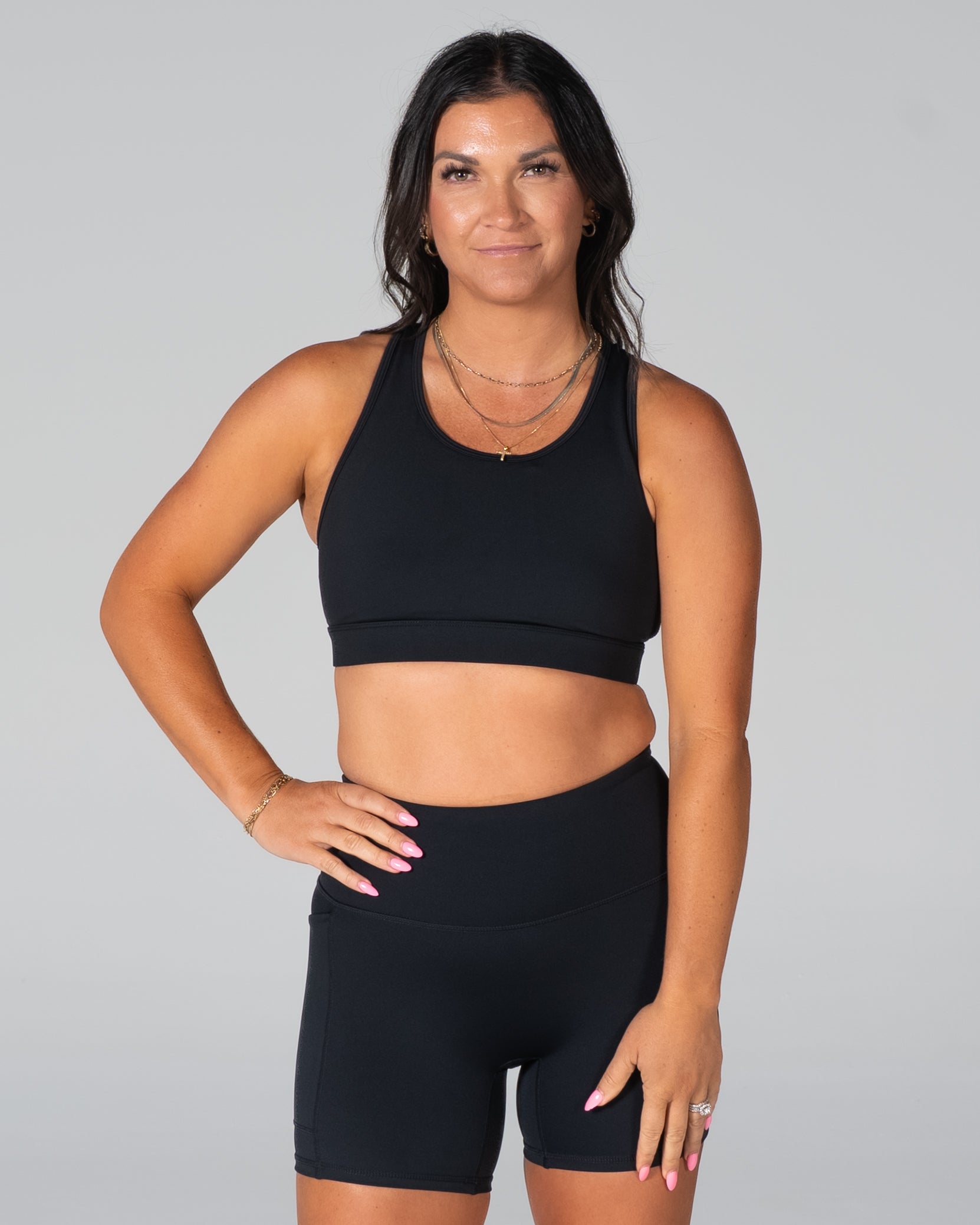 Velocity Energy Pocket Bra - Black