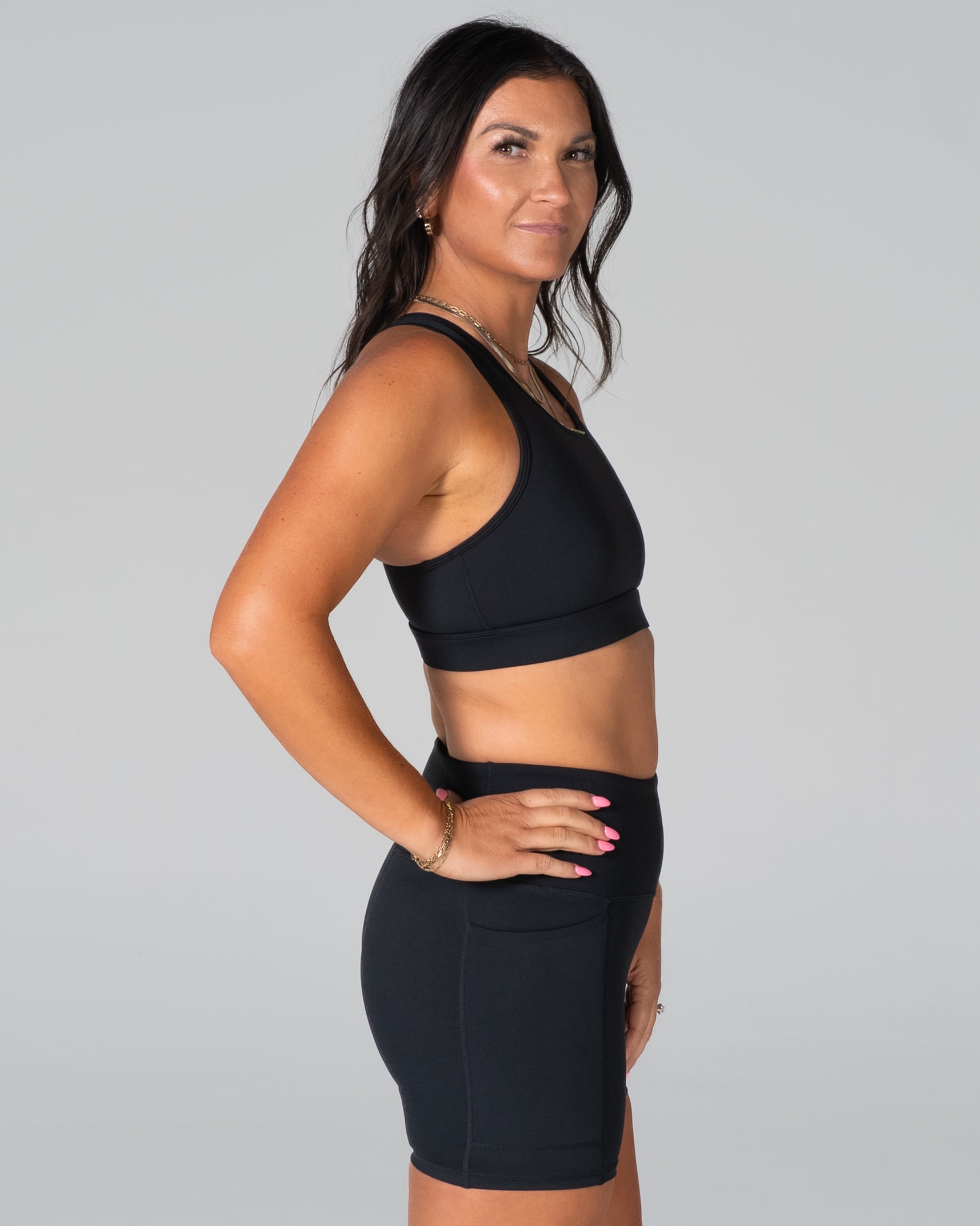 Velocity Energy Pocket Bra - Black