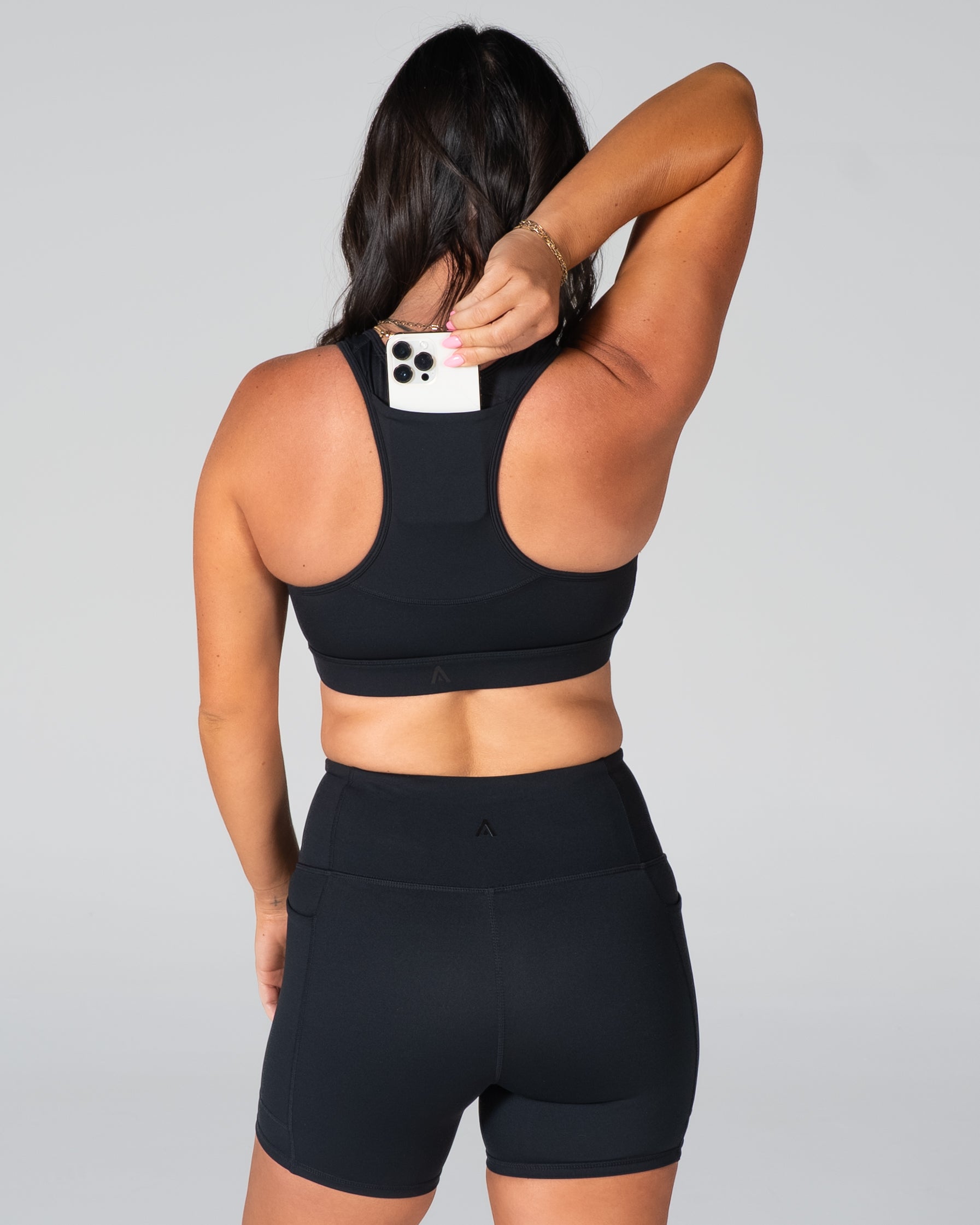 Velocity Energy Pocket Bra - Black