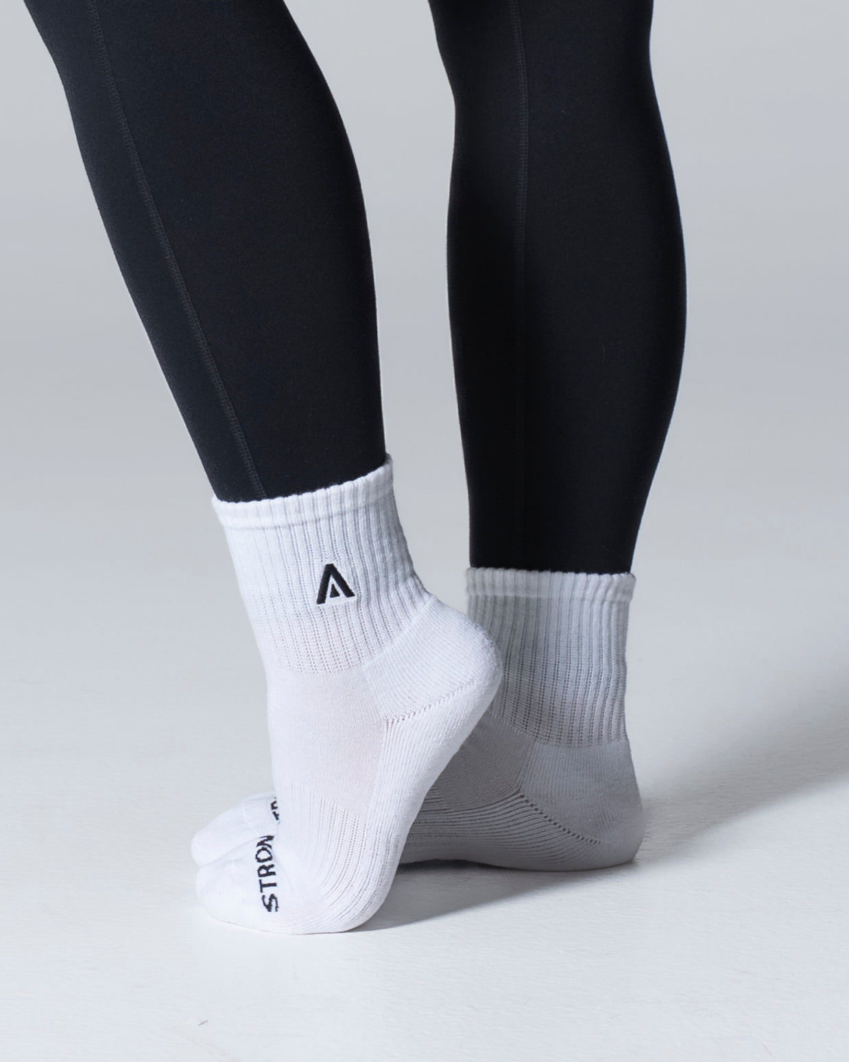 ASMBLY Quarter Socks - White