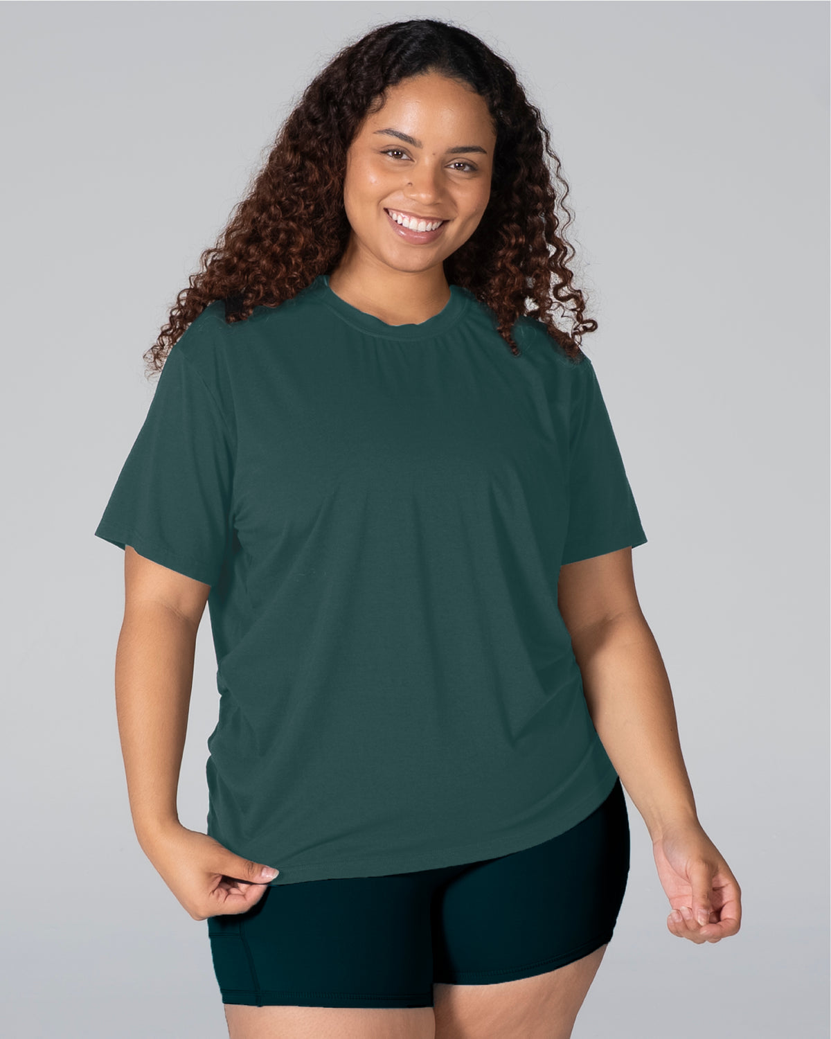 SoftJersey Lift Tee - Solid Cloudy Pines