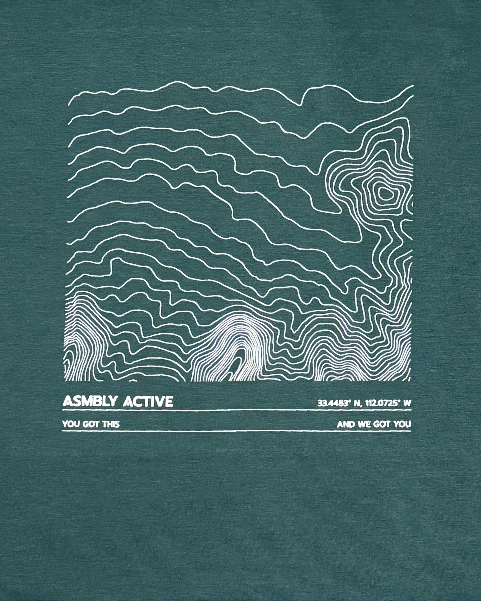 SoftJersey Graphic Lift Tee - Cloudy Pines/Graphic