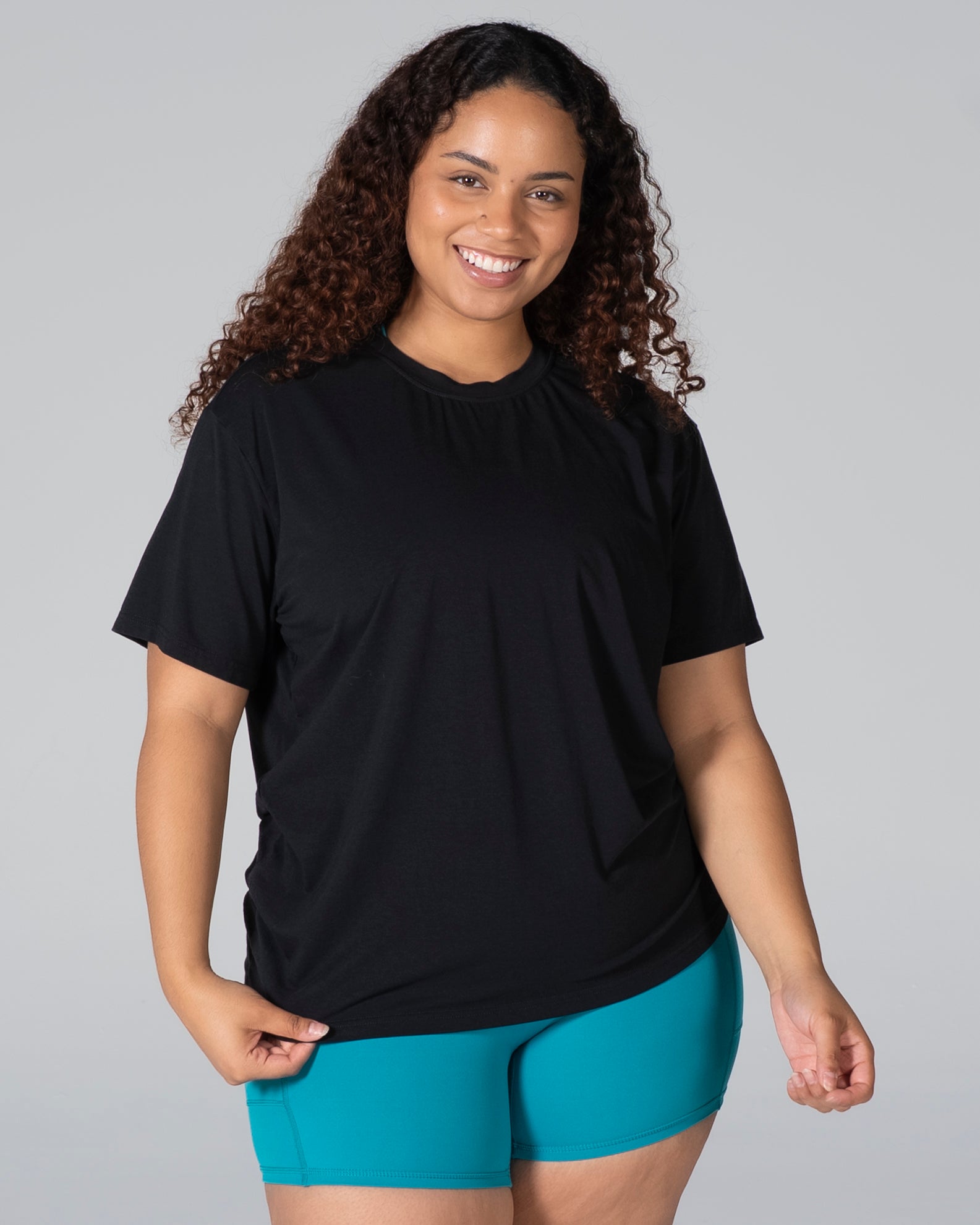 SoftJersey Lift Tee - Solid Black