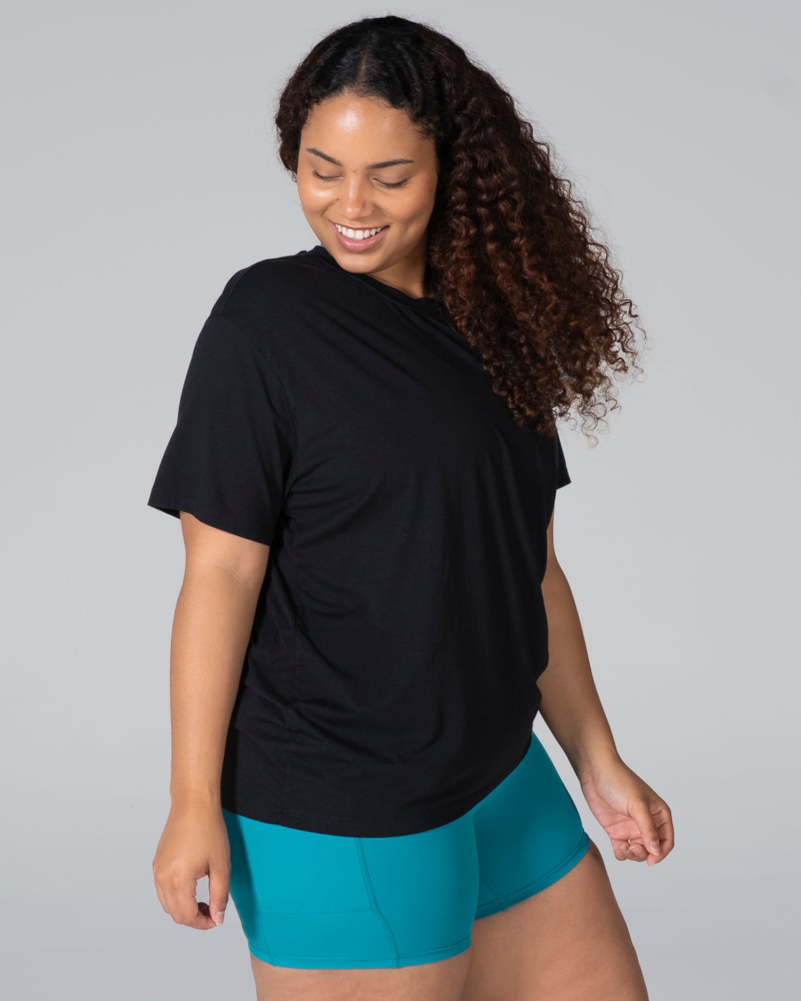 SoftJersey Lift Tee - Solid Black