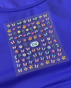 Nail Stickers (one sheet)- Butterflies