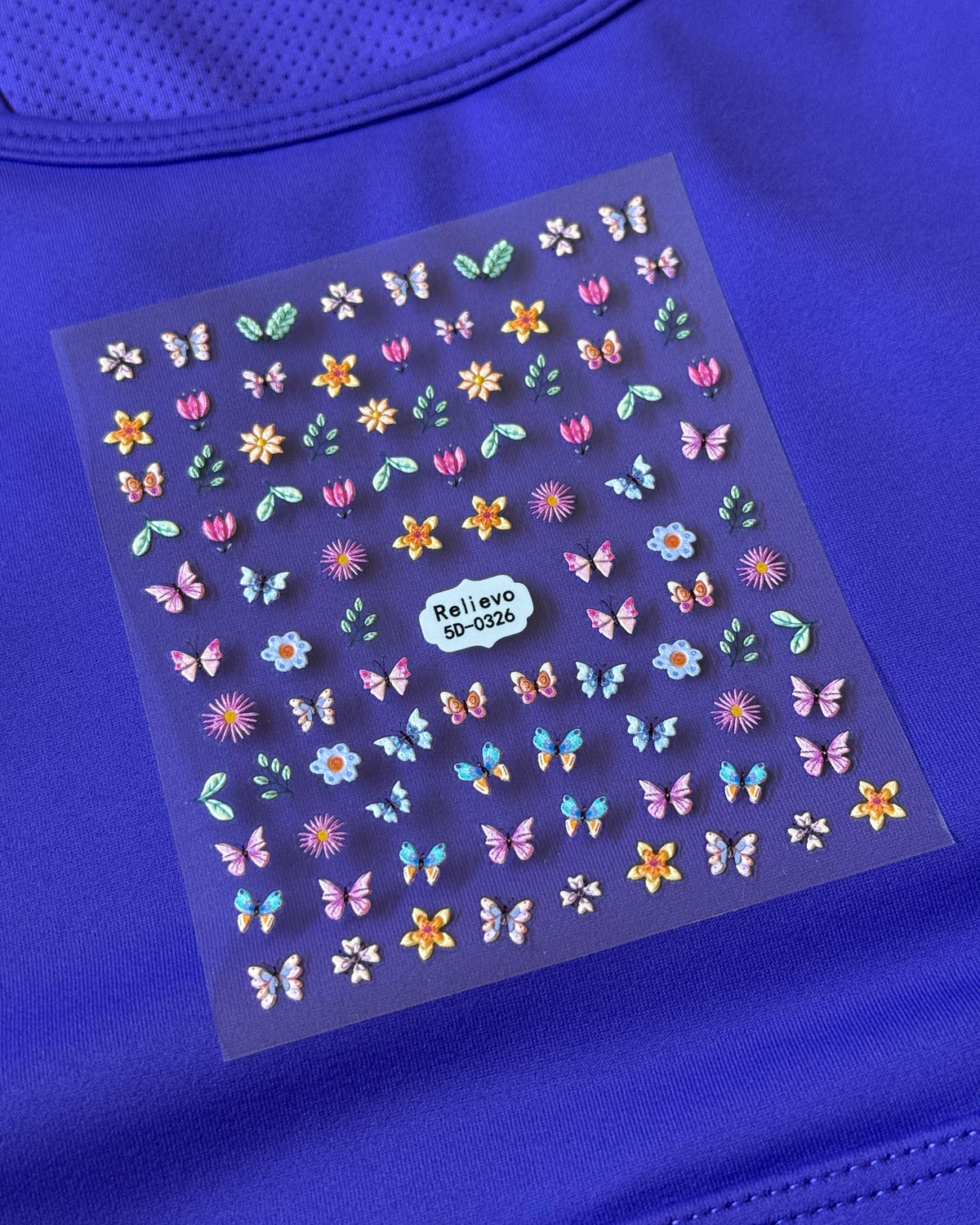 Nail Stickers (one sheet)- Butterflies