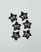 Star Hair Clips (set of six) - Midnight