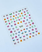 Nail Stickers (one sheet)- Butterflies