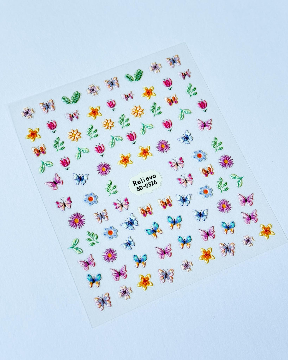 Nail Stickers (one sheet)- Butterflies
