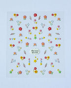 Nail Stickers (one sheet)- Spring Fling