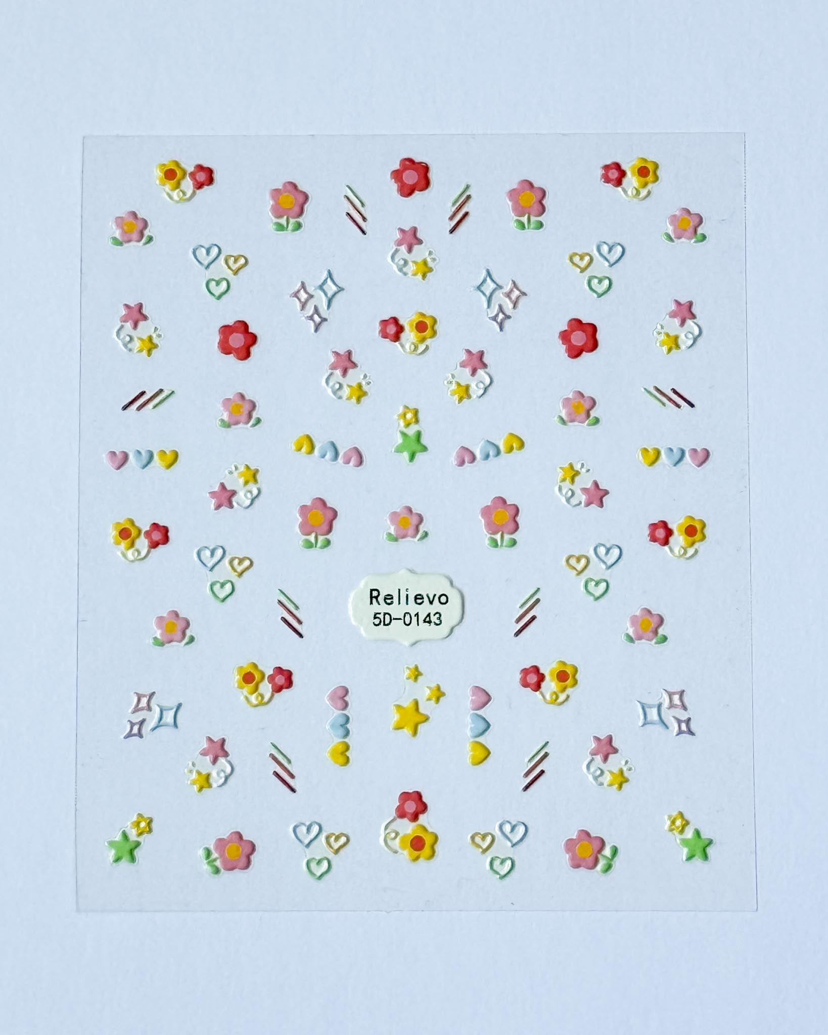 Nail Stickers (one sheet)- Spring Fling