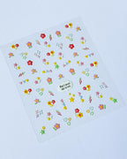 Nail Stickers (one sheet)- Spring Fling