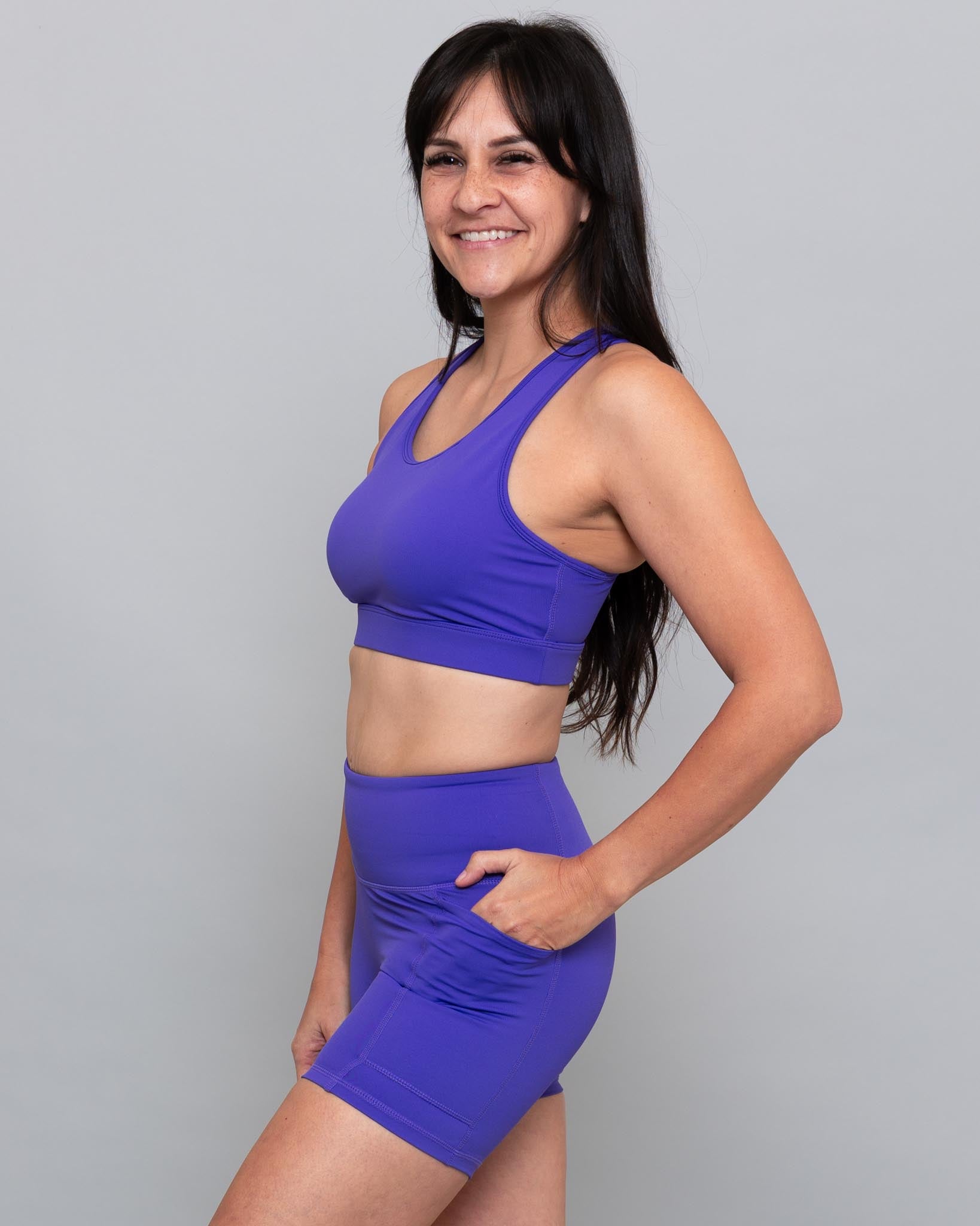 Velocity Energy Pocket Bra - Ube