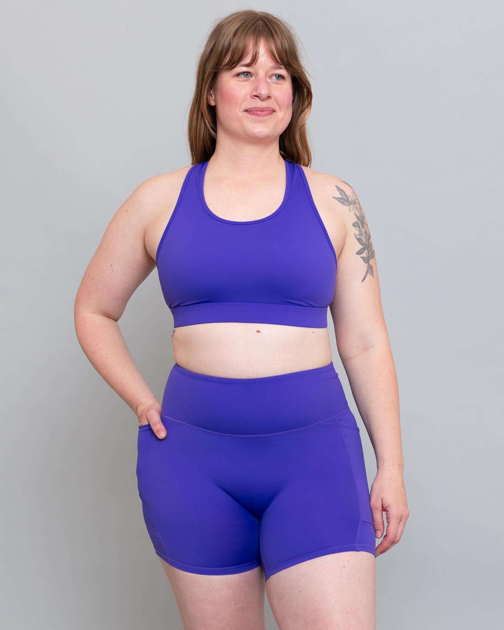 Velocity Energy Pocket Bra - Ube