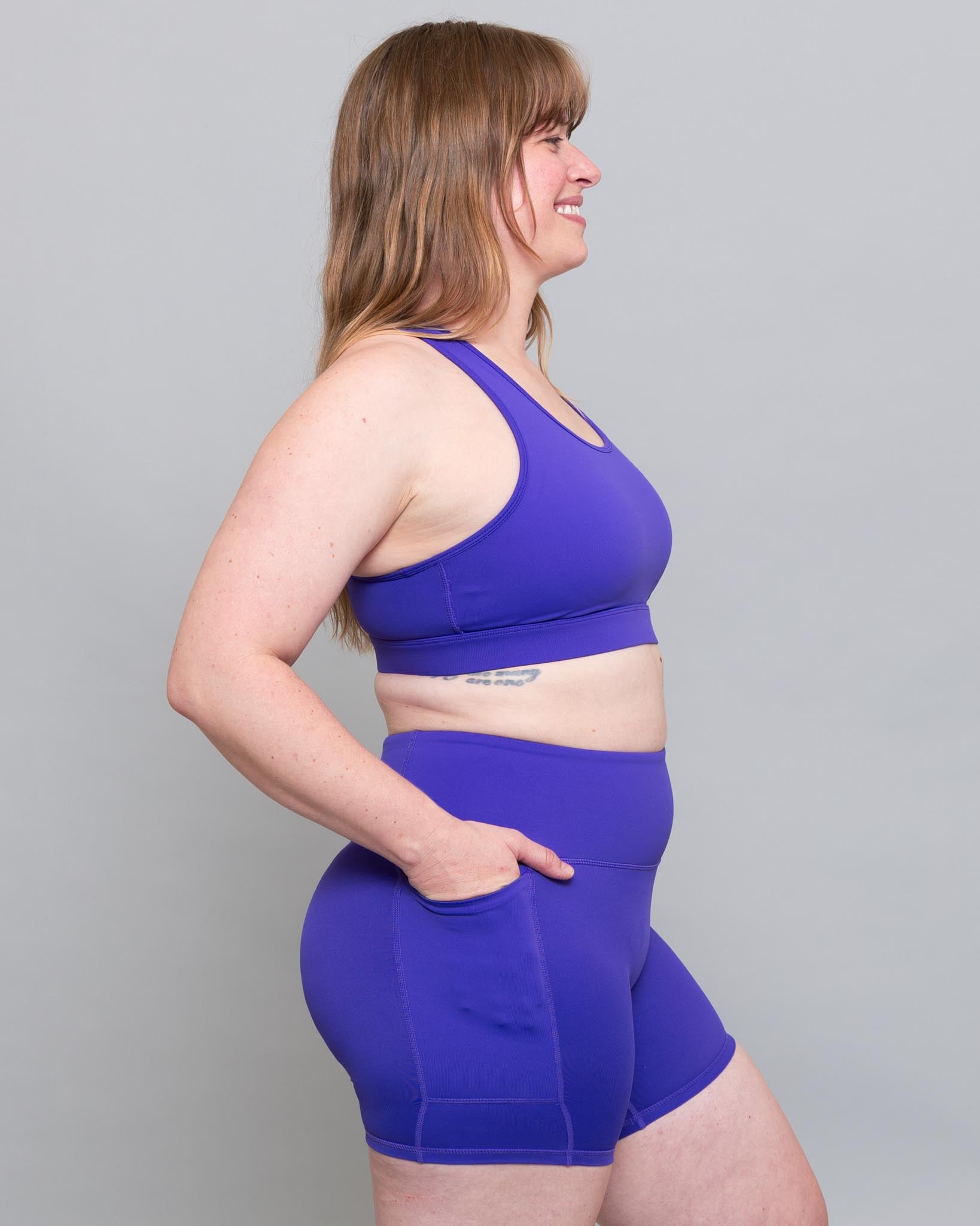 Velocity Energy Pocket Bra - Ube