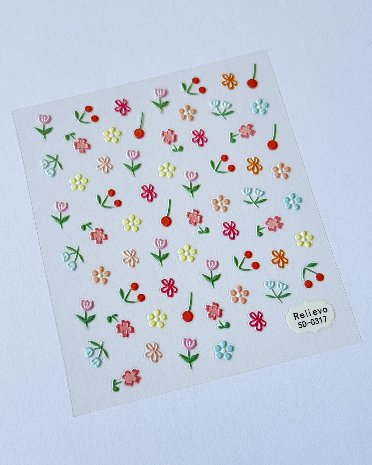 Nail Stickers (one sheet)- Cherries