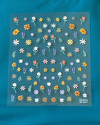 Nail Stickers (one sheet)- Orange Creamsicle