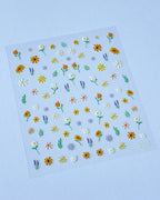 Nail Stickers (one sheet)- Orange Creamsicle