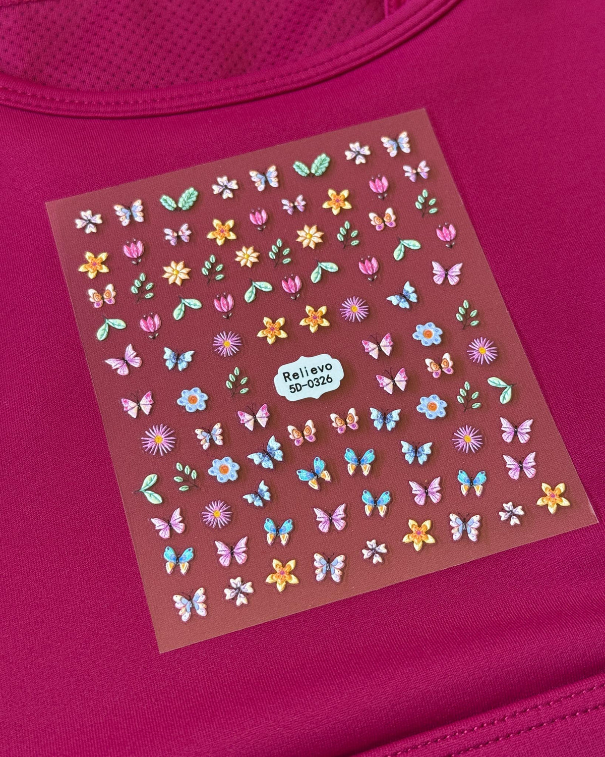 Nail Stickers (one sheet)- Butterflies