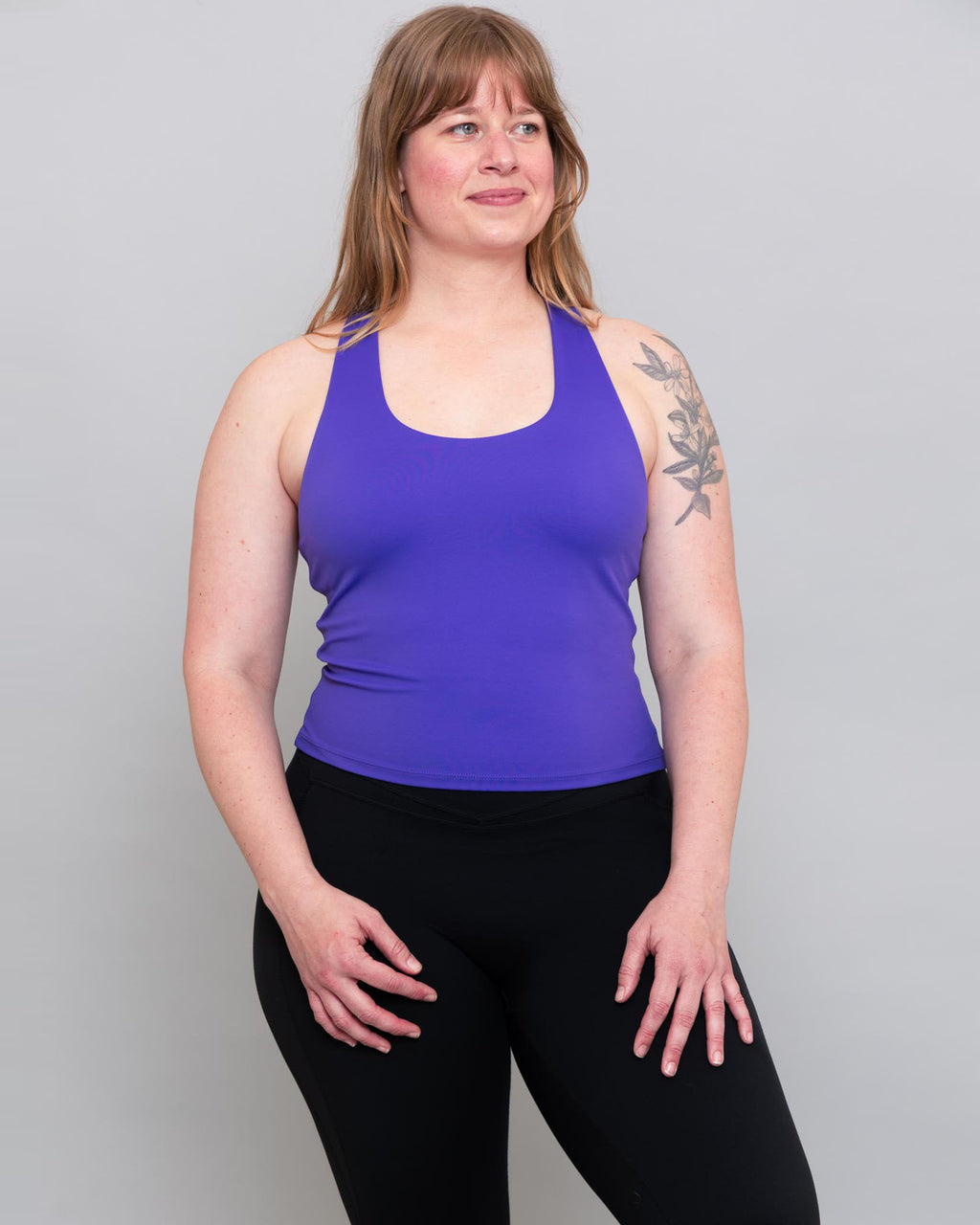 Velocity Iconic Bra Tank - Ube