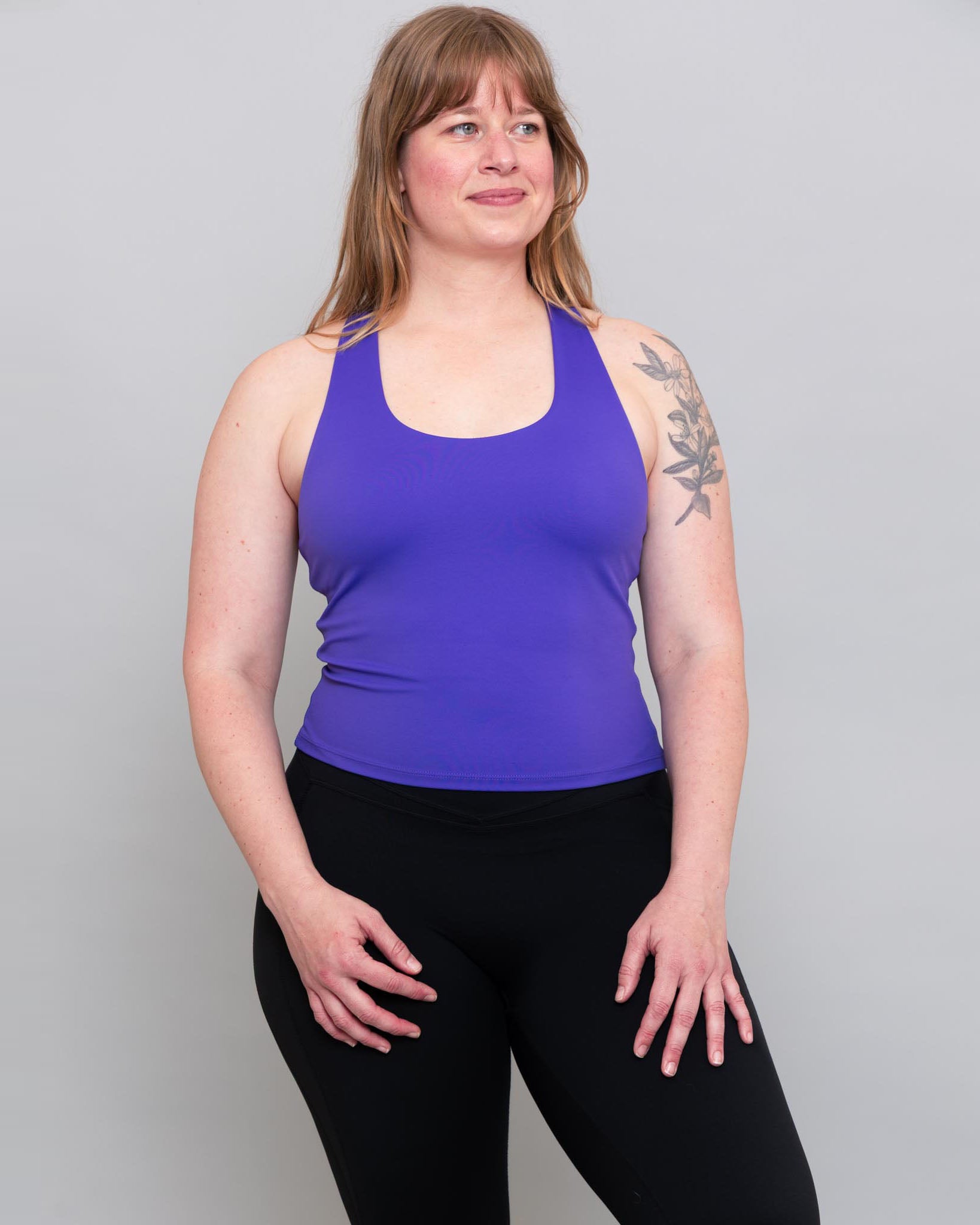 Velocity Iconic Bra Tank - Ube
